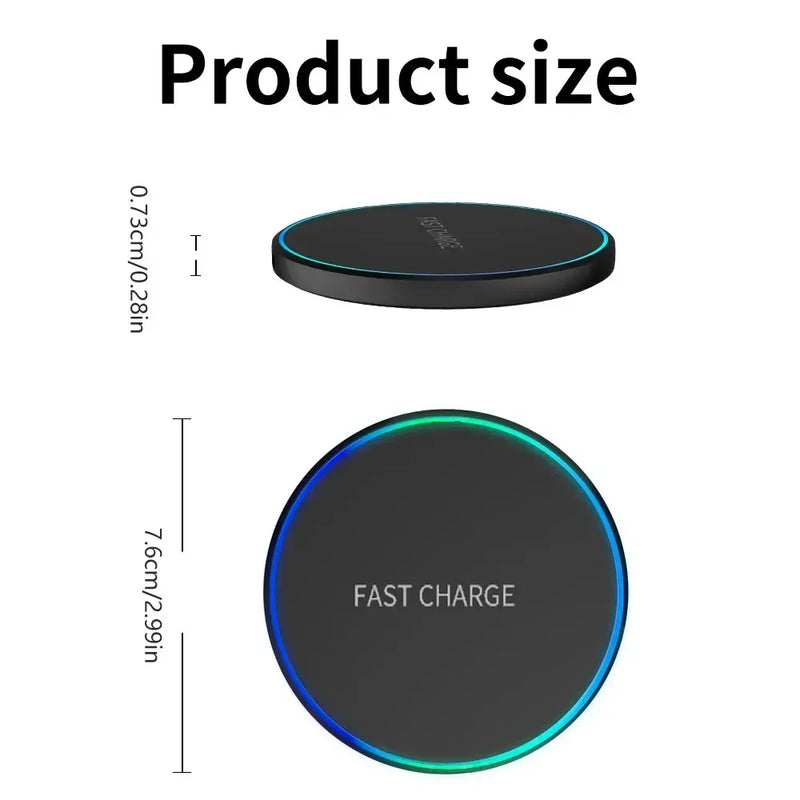 3-in-1 Fast Wireless Charging Pad for Phone, Watch & Earbuds