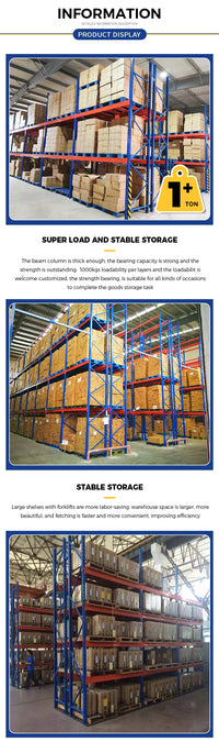 Heavy Duty Warehouse Storage Rack – Multi-Layer Aluminium Pallet Shelving System
