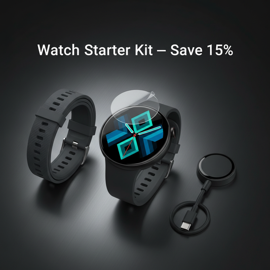 Watch Starter Kit Bundle - Save 15% - Smart watch with accessories