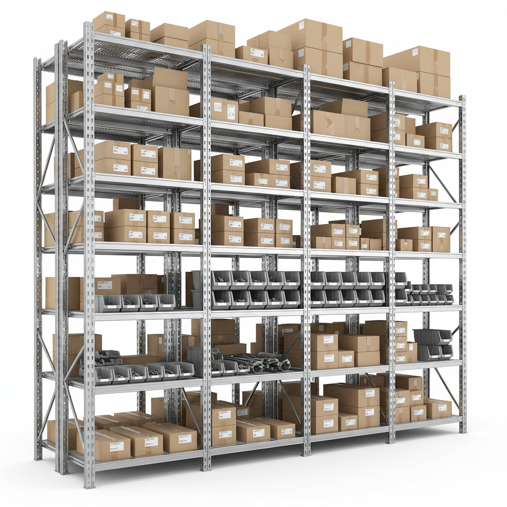 Industrial Shelving Unit Set
