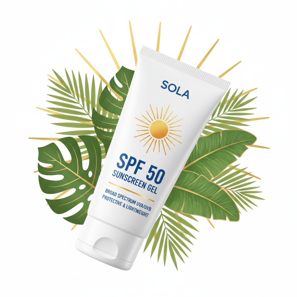 SPF 50 Sunscreen Gel